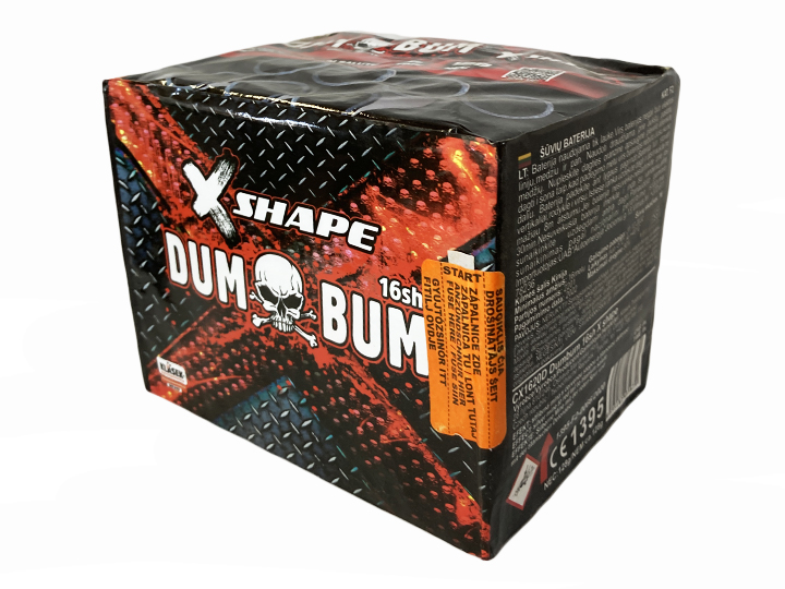 Dum Bum X shape 16 lövés / 20mm 