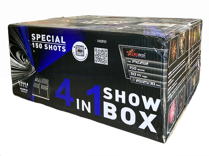 Show Box 4 az 1-ben 150 lövés / multikaliberű