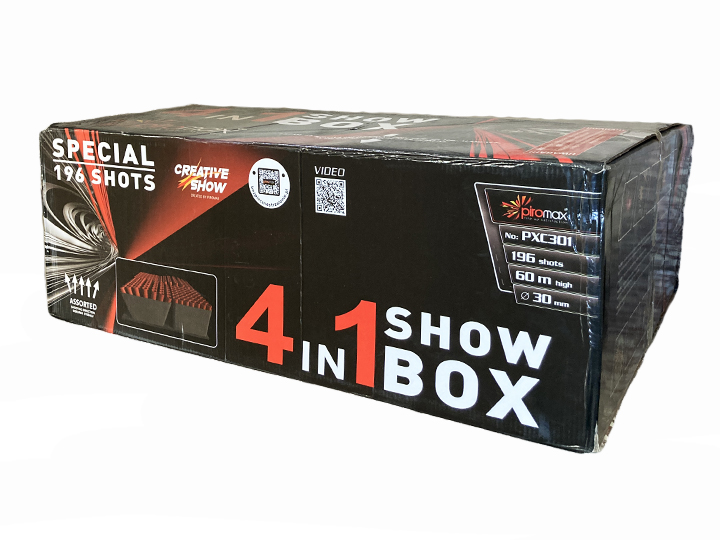 Show Box 4 az 1-ben 196 lövés / 30 mm