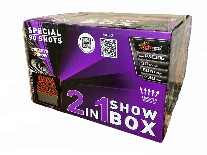 Show Box 2 az 1-ben 90 lövés / 30mm