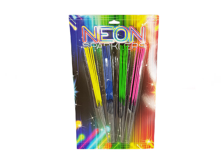 Neon csillagszórók 28cm 20ks