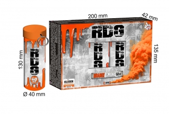 Narancssárga füstbomba szakadó biztosítékkal