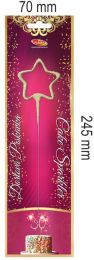 Csillag formájú csillagszóró 12cm