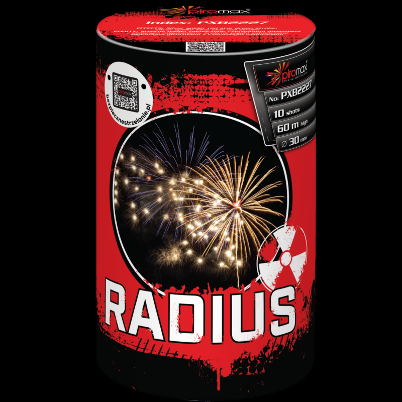 Radius 10 lövés / 30mm