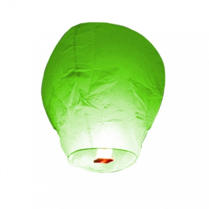 Repülő szerencsehozó lampion - zöld