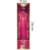 Csillag formájú csillagszóró 12cm